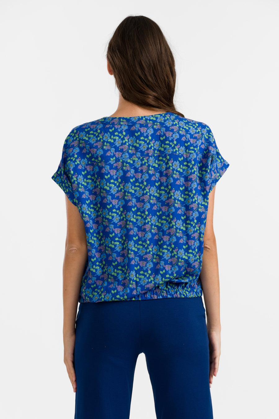 Evy Blouse Short Sleeve | Cherry Blossom