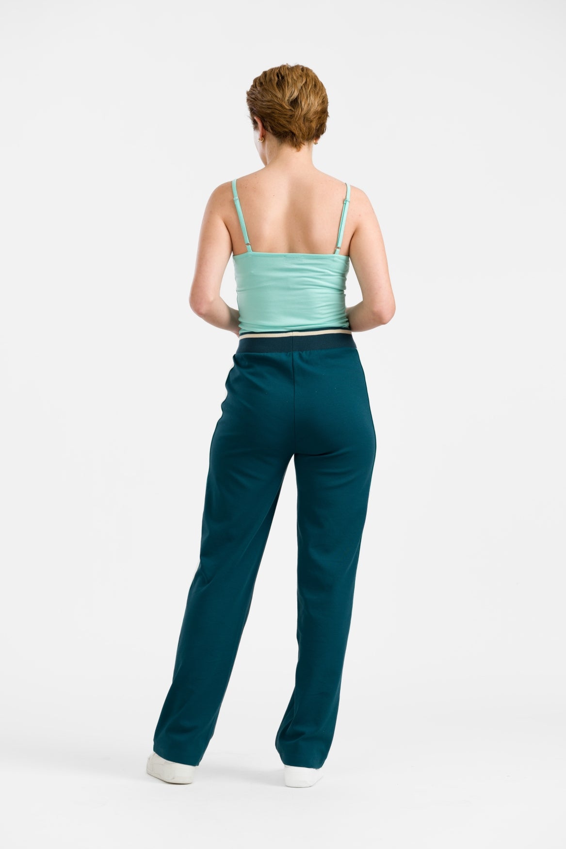 Hailey Trousers | Punta Di Roma Petrol