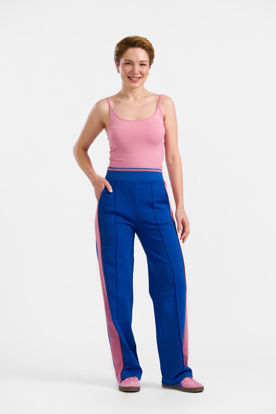 Hailey Trousers | Punta Di Roma Blue