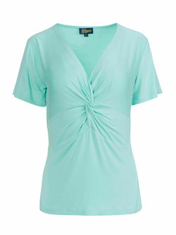 Angela Top Short Sleeve | Plain Mint