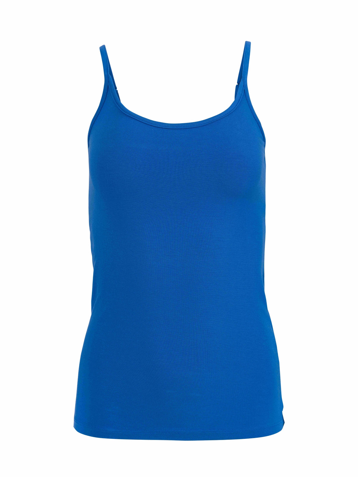 Hella Spaghetti Top | Plain Blue
