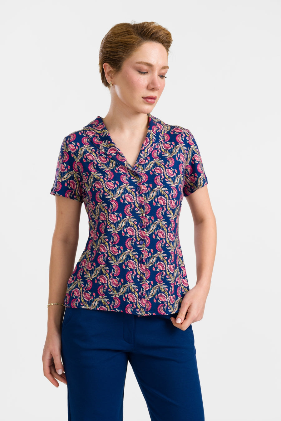 Iris Blouse Short Sleeve | Carmen