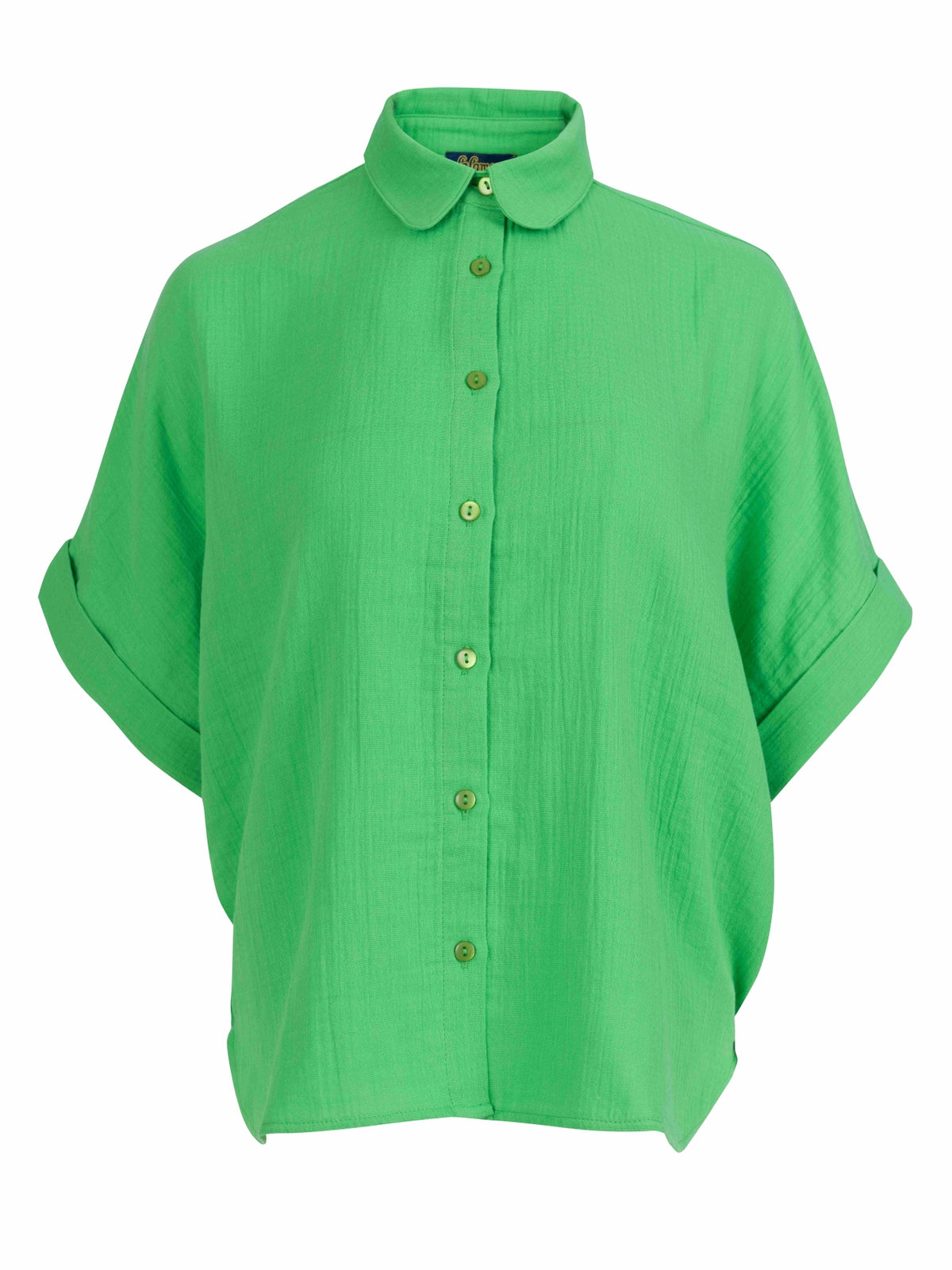 Jill Blouse | Crinkle Green