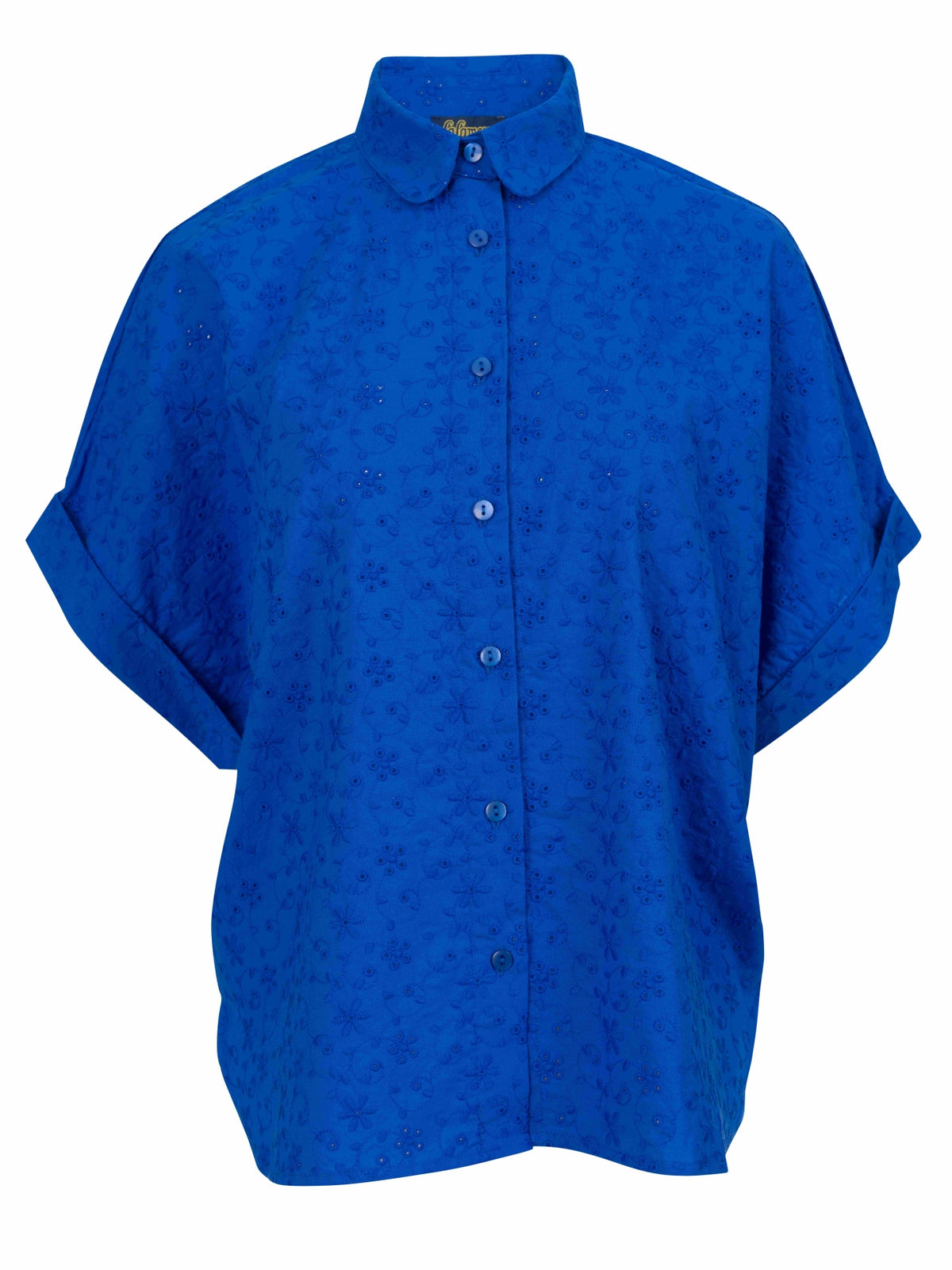 Jill Blouse | Broidery Blue