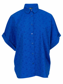 Jill Blouse | Broidery Blue