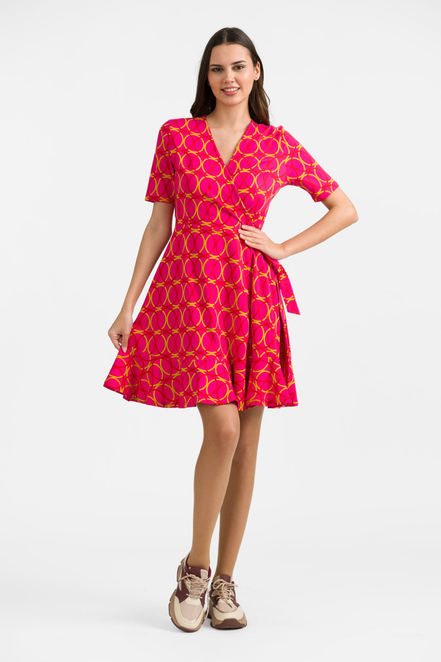 Julia Wrap Dress | Bubble Beat