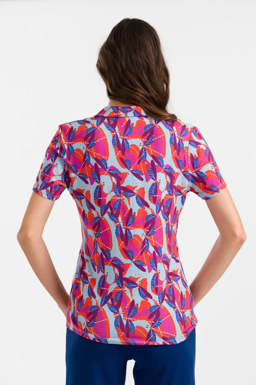 Lena Blouse Short Sleeve | Dragonfly Disco