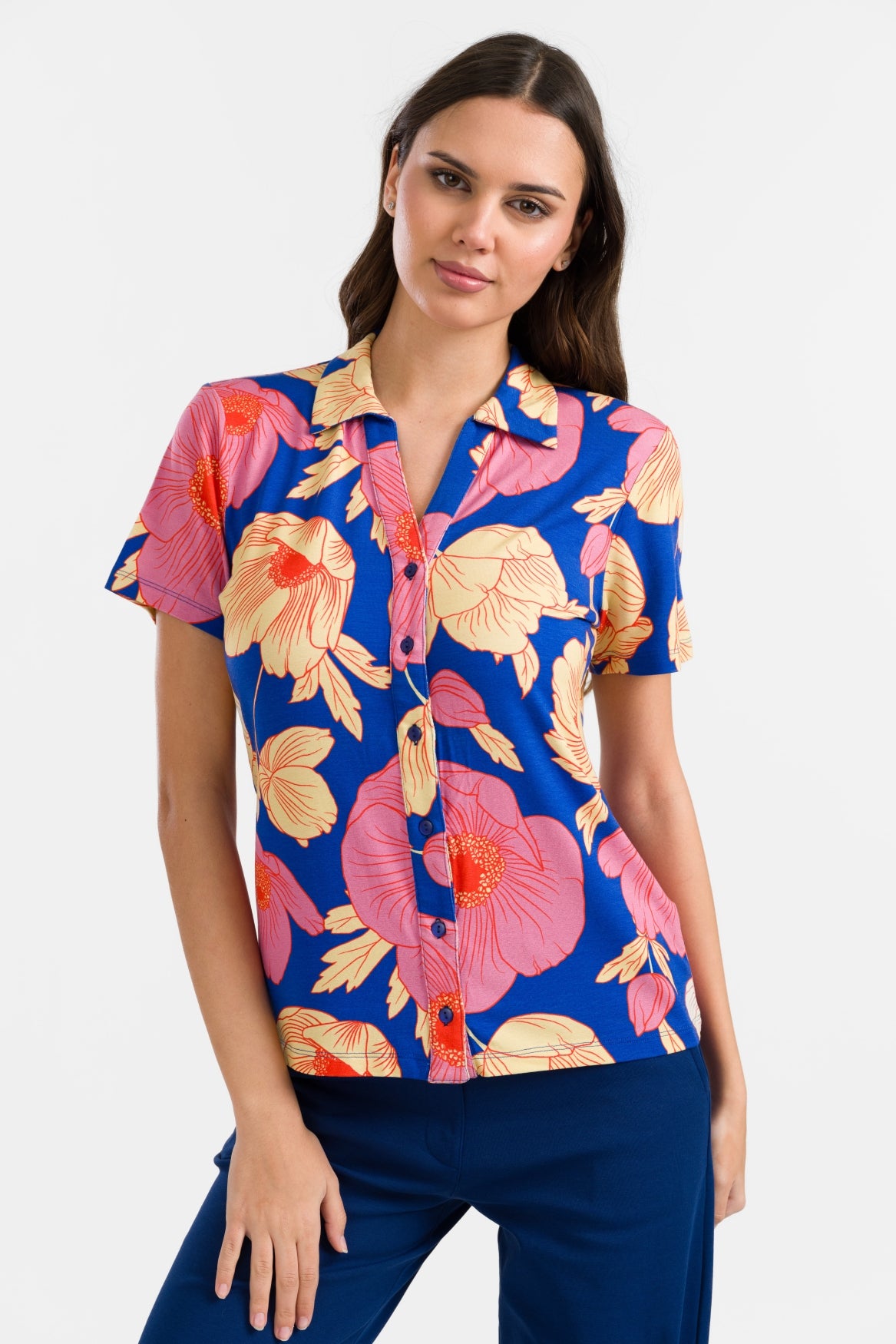 Lena Blouse Short Sleeve | Poppy Love