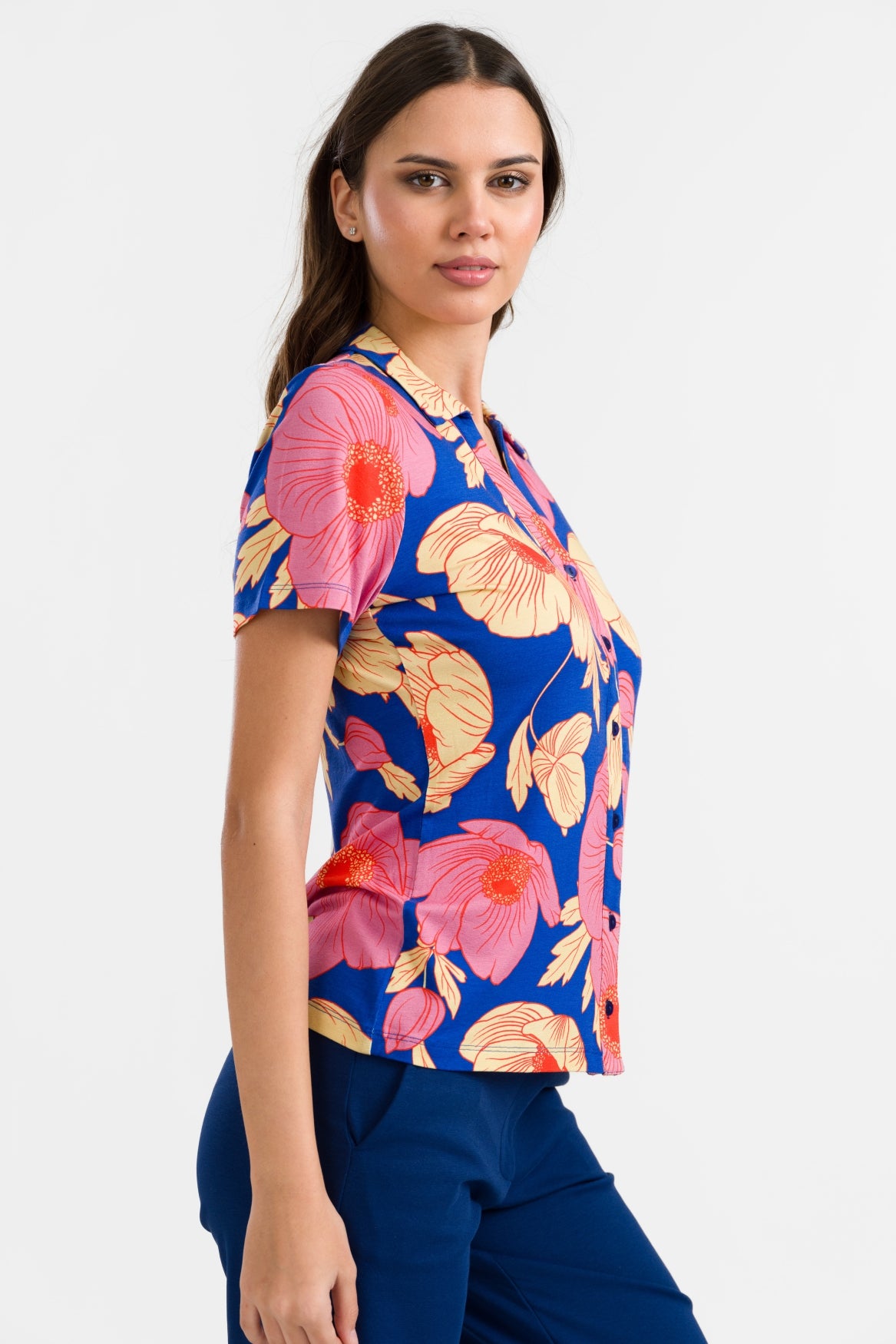 Lena Blouse Short Sleeve | Poppy Love