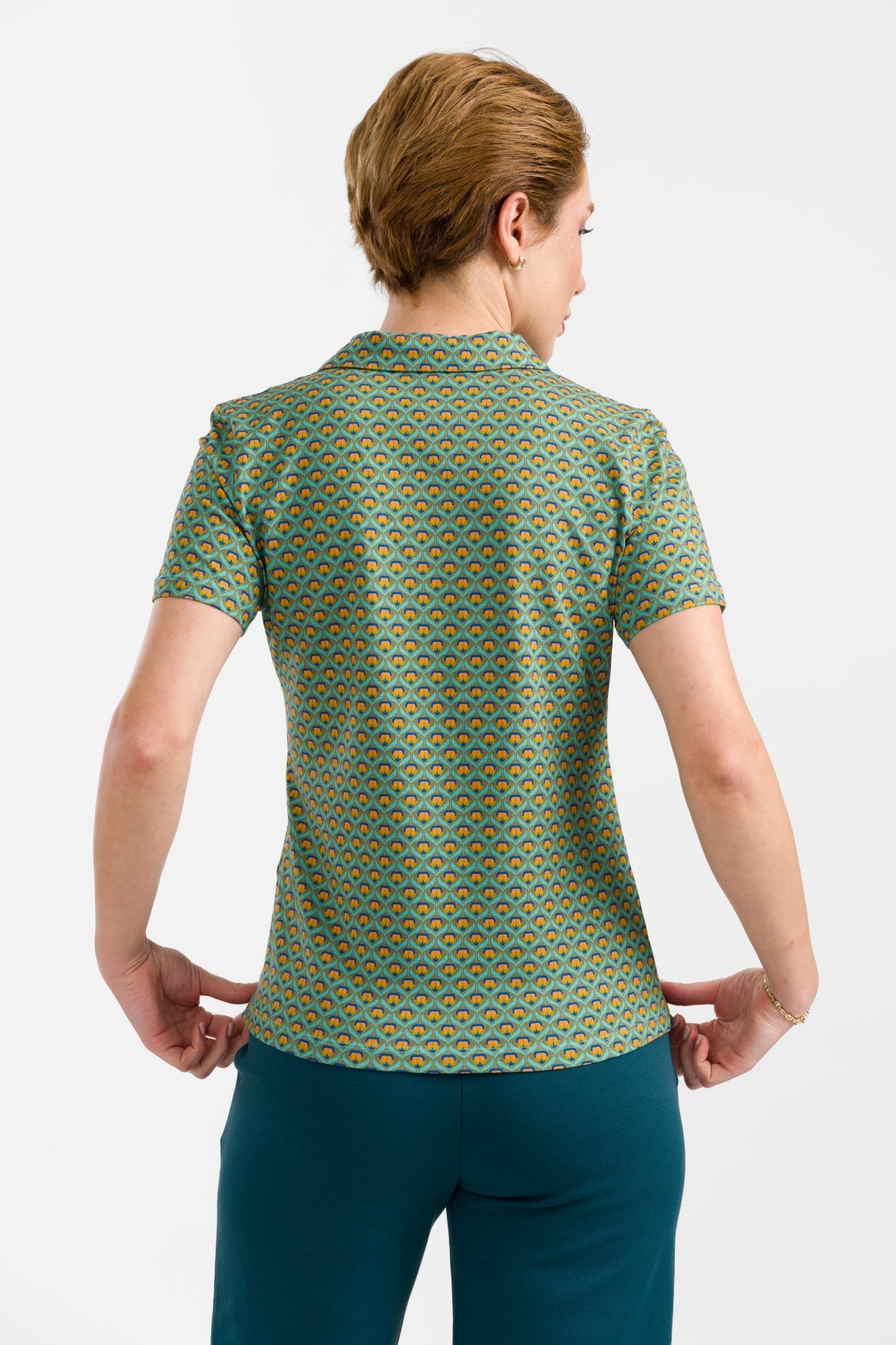 Lena Blouse Short Sleeve | Groovy