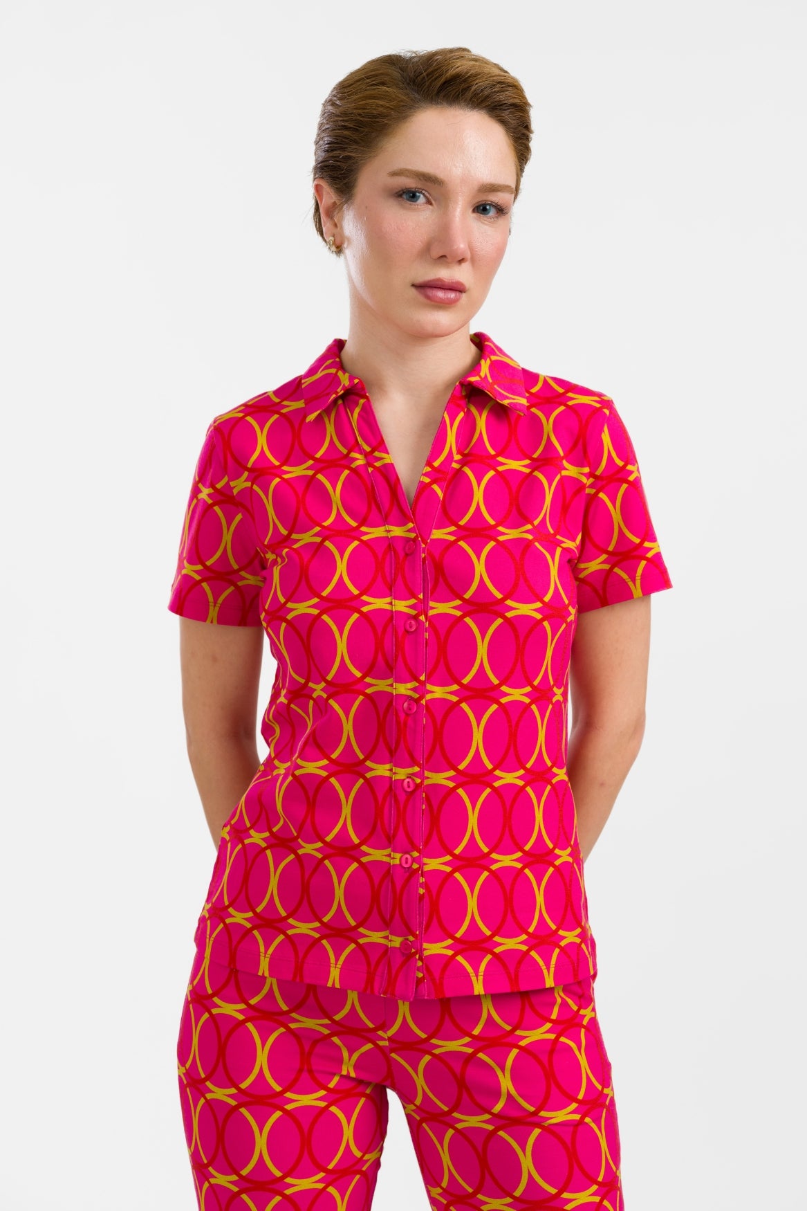 Lena Blouse Short Sleeve | Bubble Beat