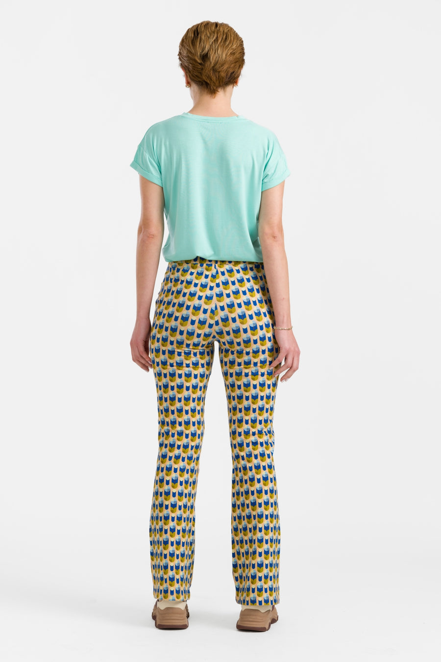 Lieke Flared Pants | Artificial Flower