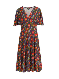 Luna Dress | Purple Poppy