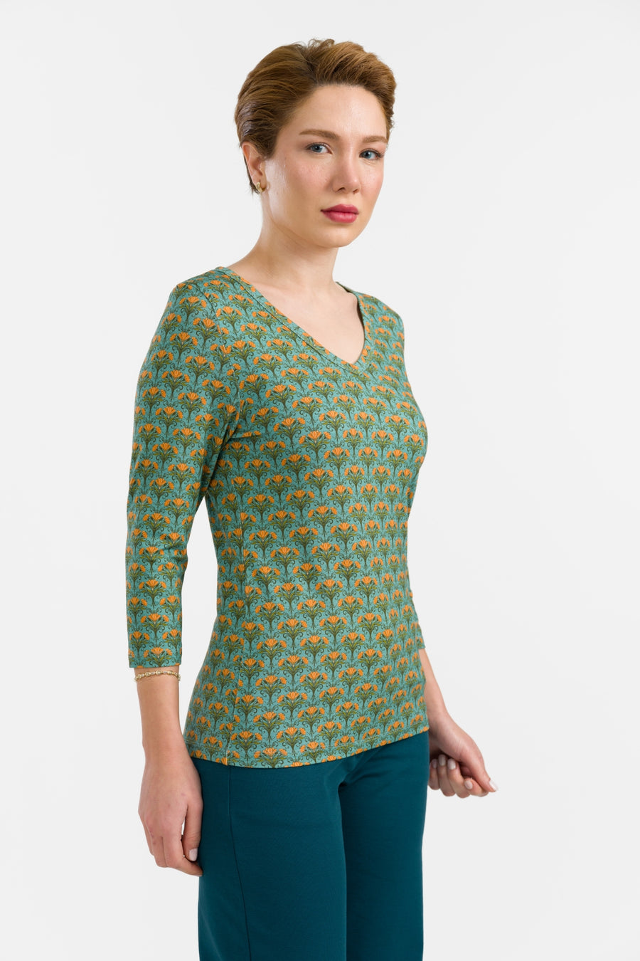 Lynn Top 3/4 Sleeve | Blooming