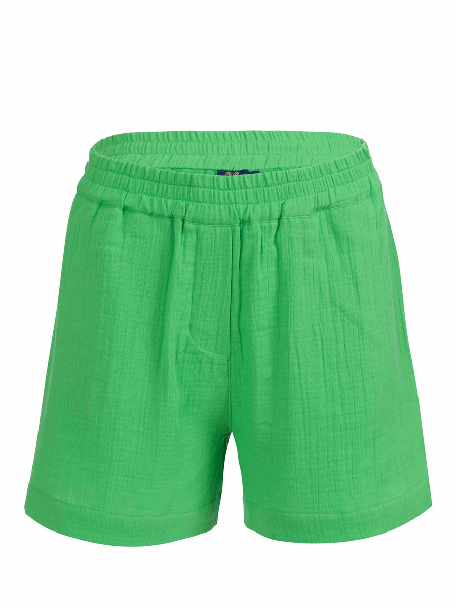 Megan Short Pants | Crinkle Green