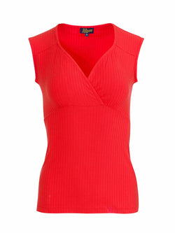 Monroe Top | Rib Red