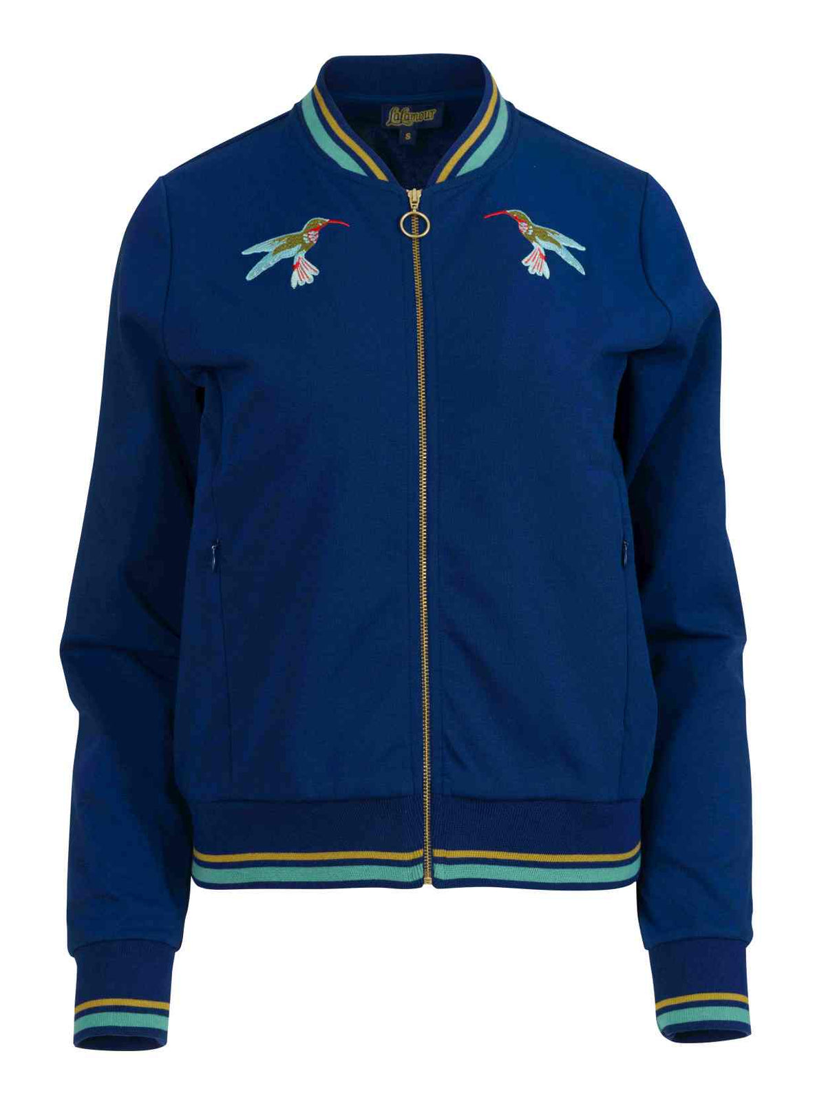 Nora Bomber Jacket | Punta Di Roma Navy