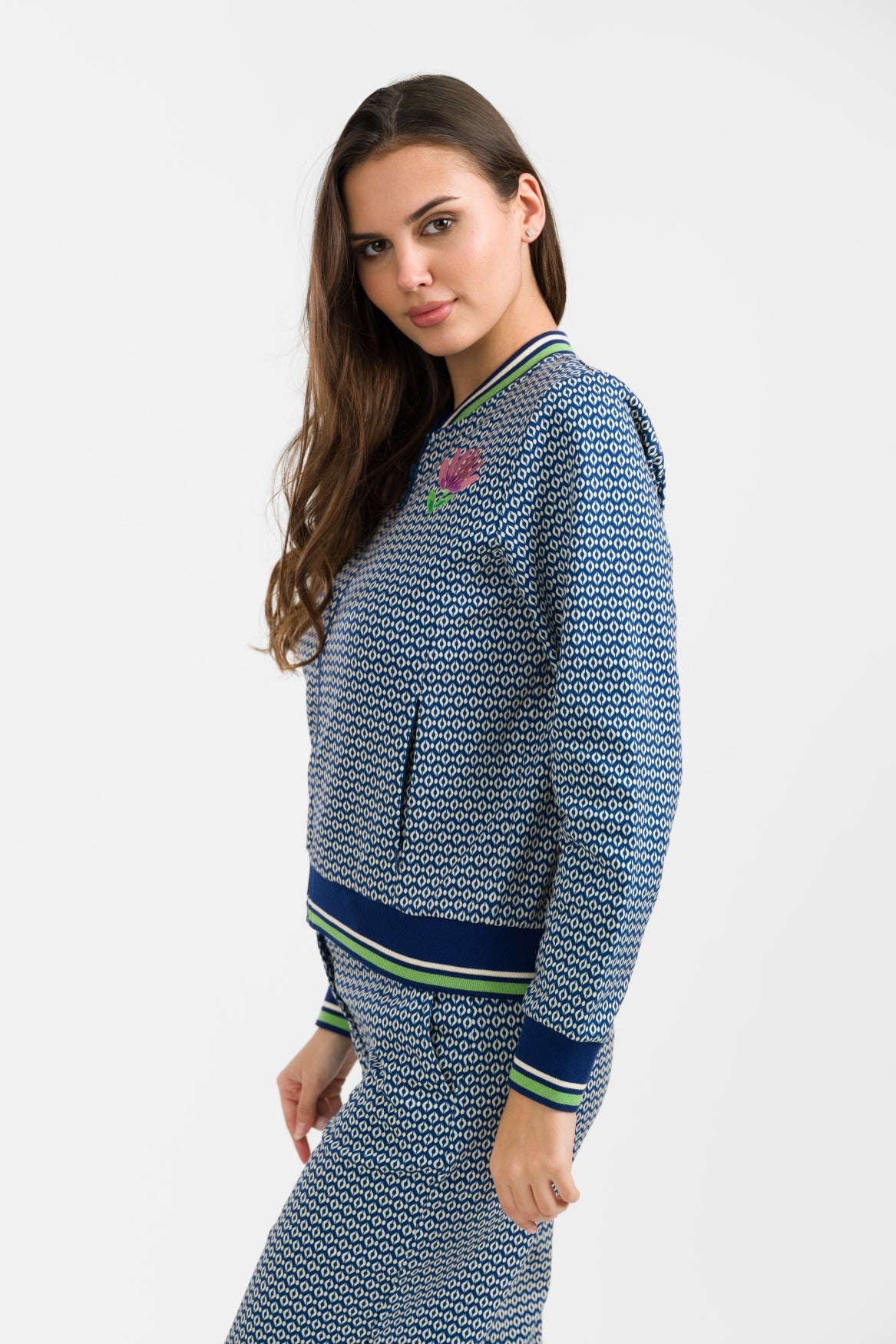 Nora Bomber Jacket | Simply Navy