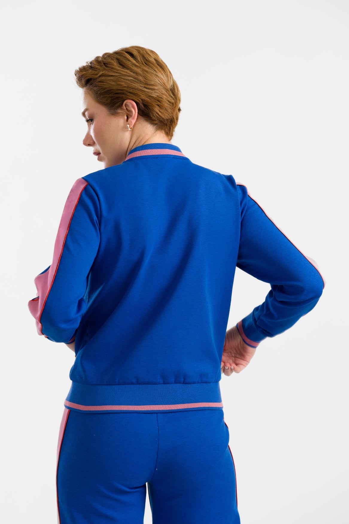 Nora Bomber Jacket | Punta Di Roma Blue