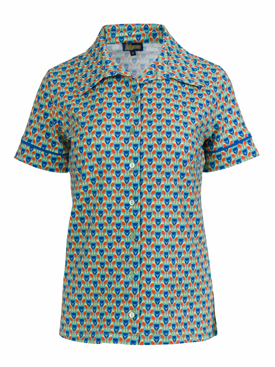 Sara Blouse Short Sleeve | Robin