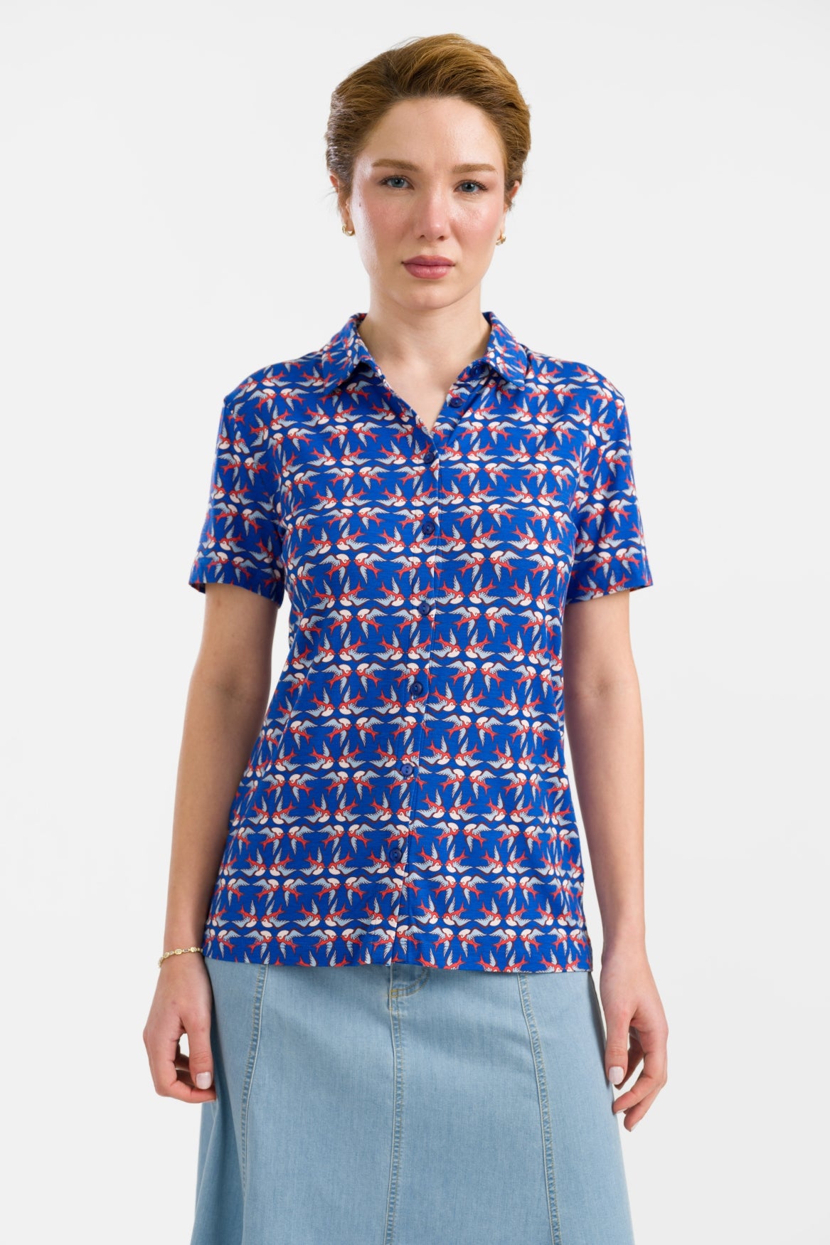 Sill Blouse Short Sleeve | Free Bird