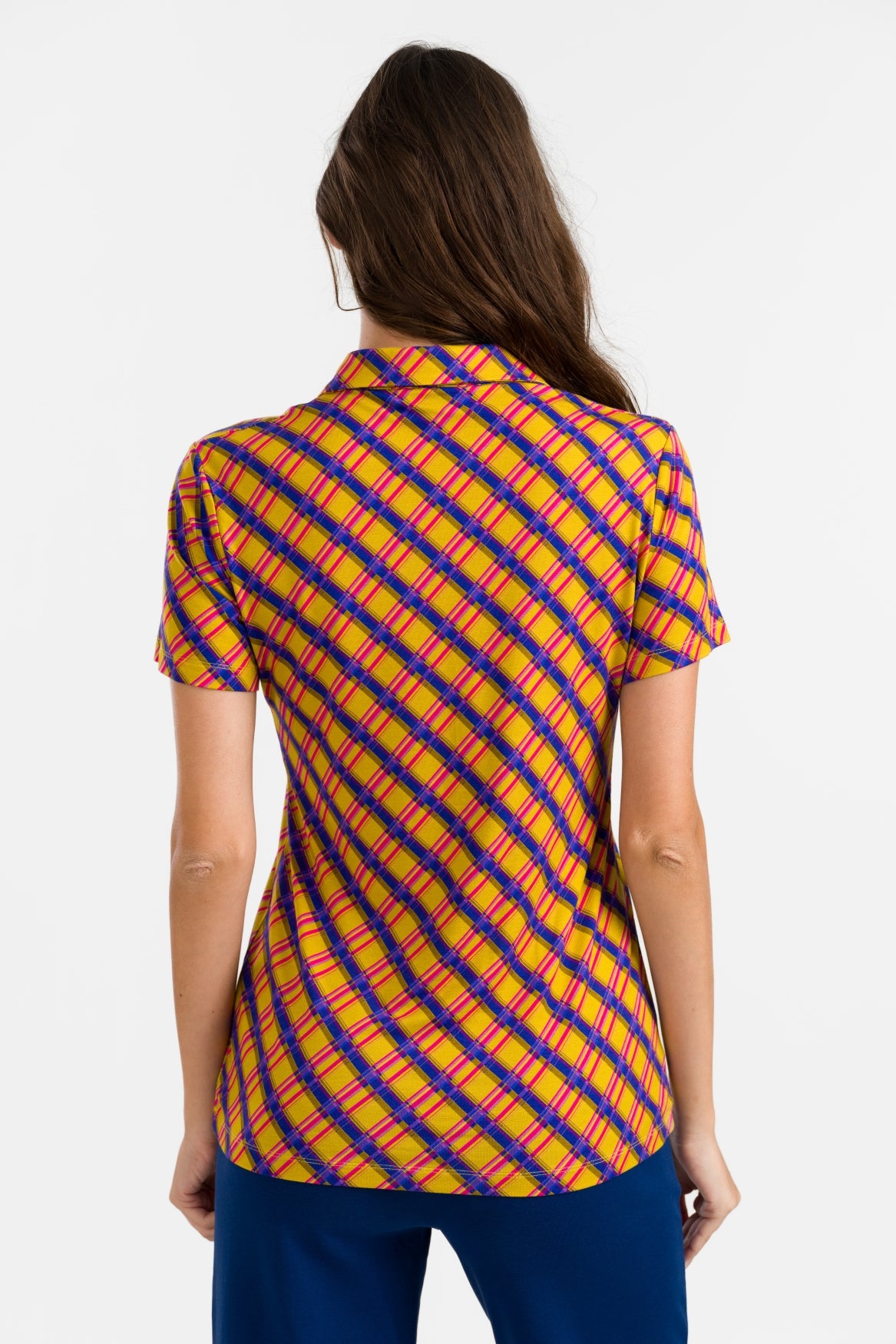 Sill Blouse Short Sleeve | Groovy Tartan