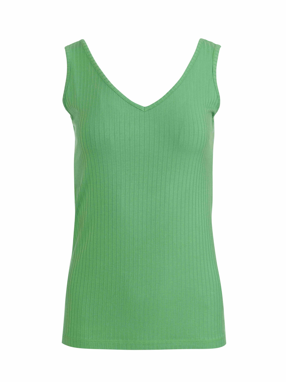 Stella Tank Top | Rib Green