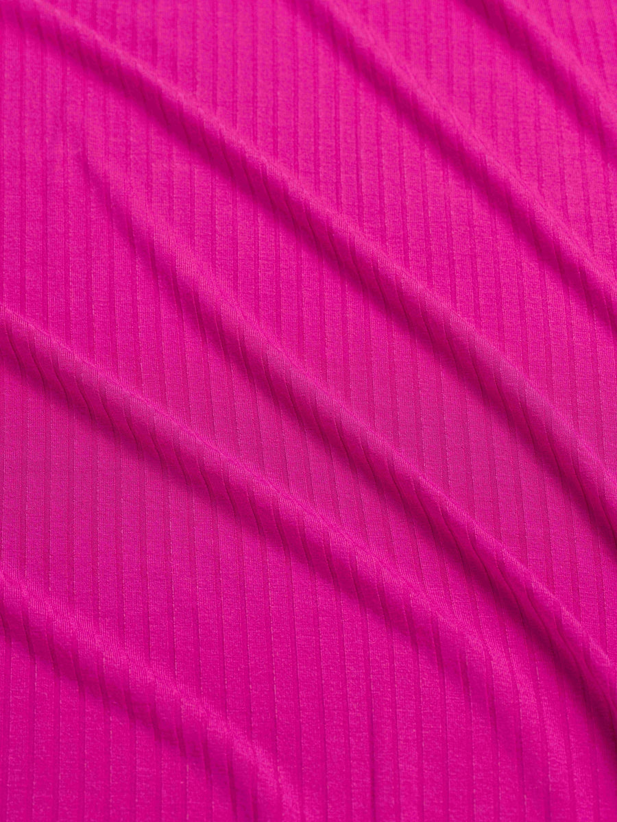 Stella Tank Top | Rib Fuchsia