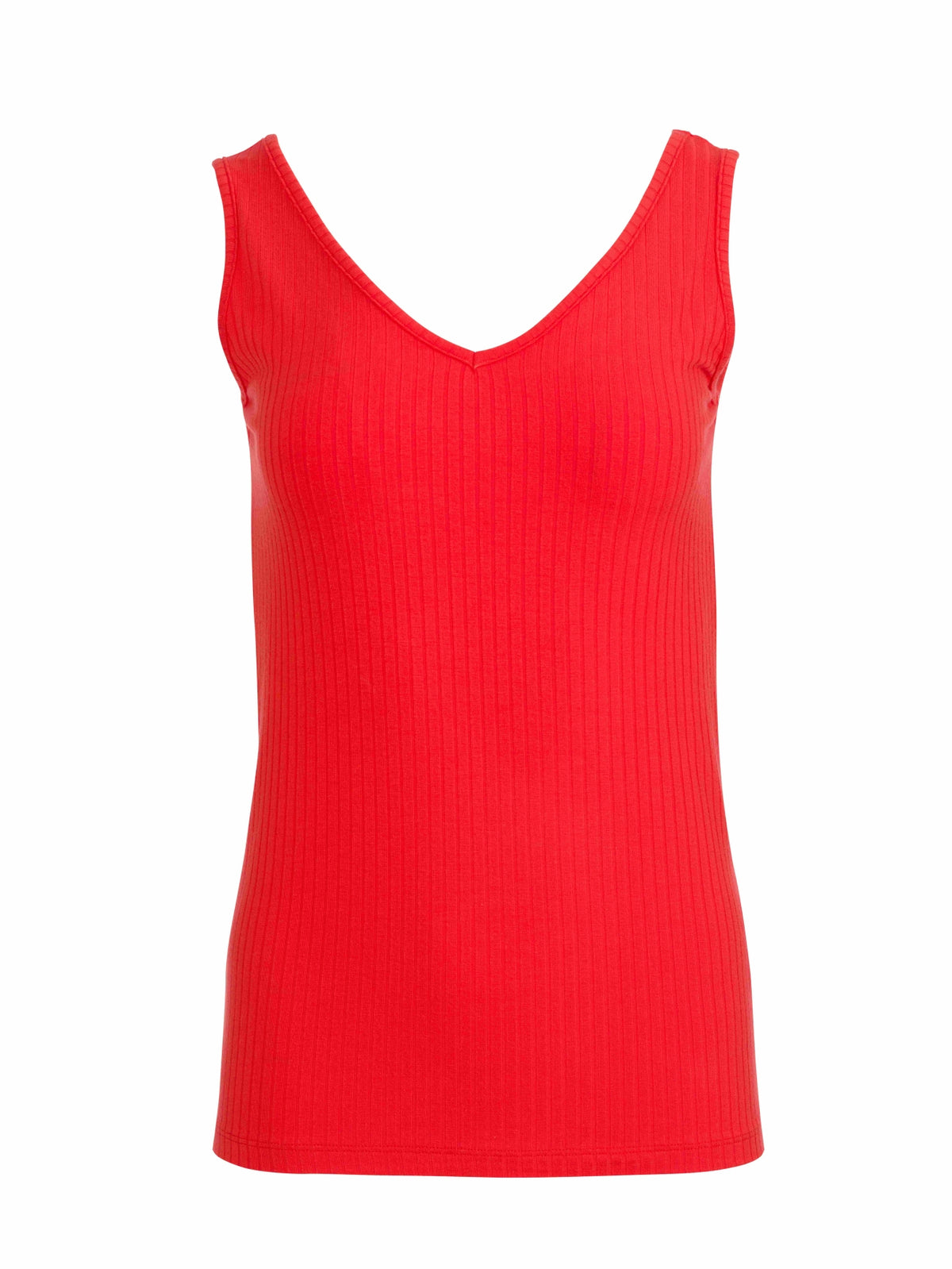 Stella Tank Top | Rib Red