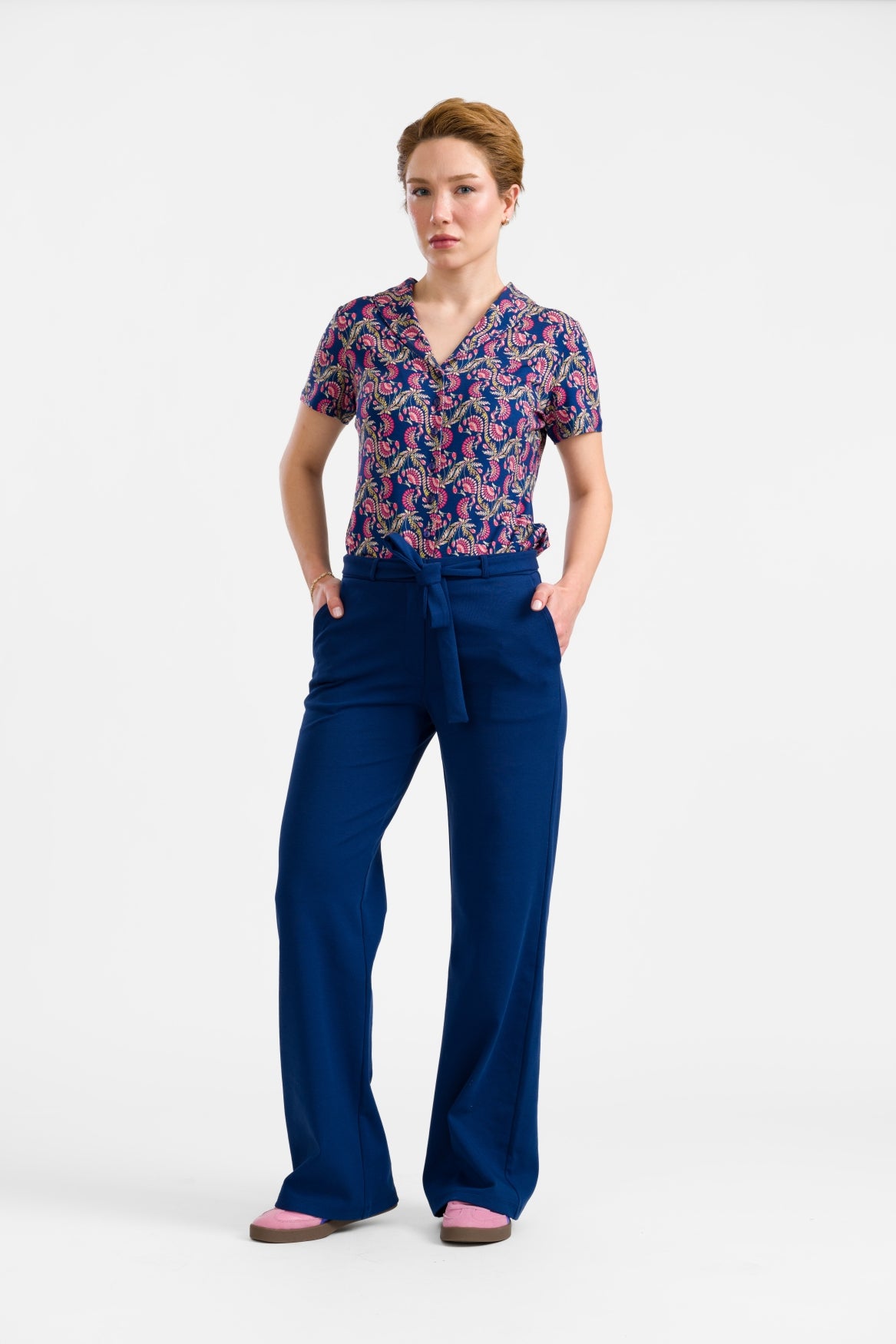 Sue Trousers | Punta Di Roma Navy