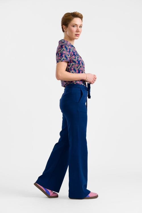 Sue Trousers | Punta Di Roma Navy
