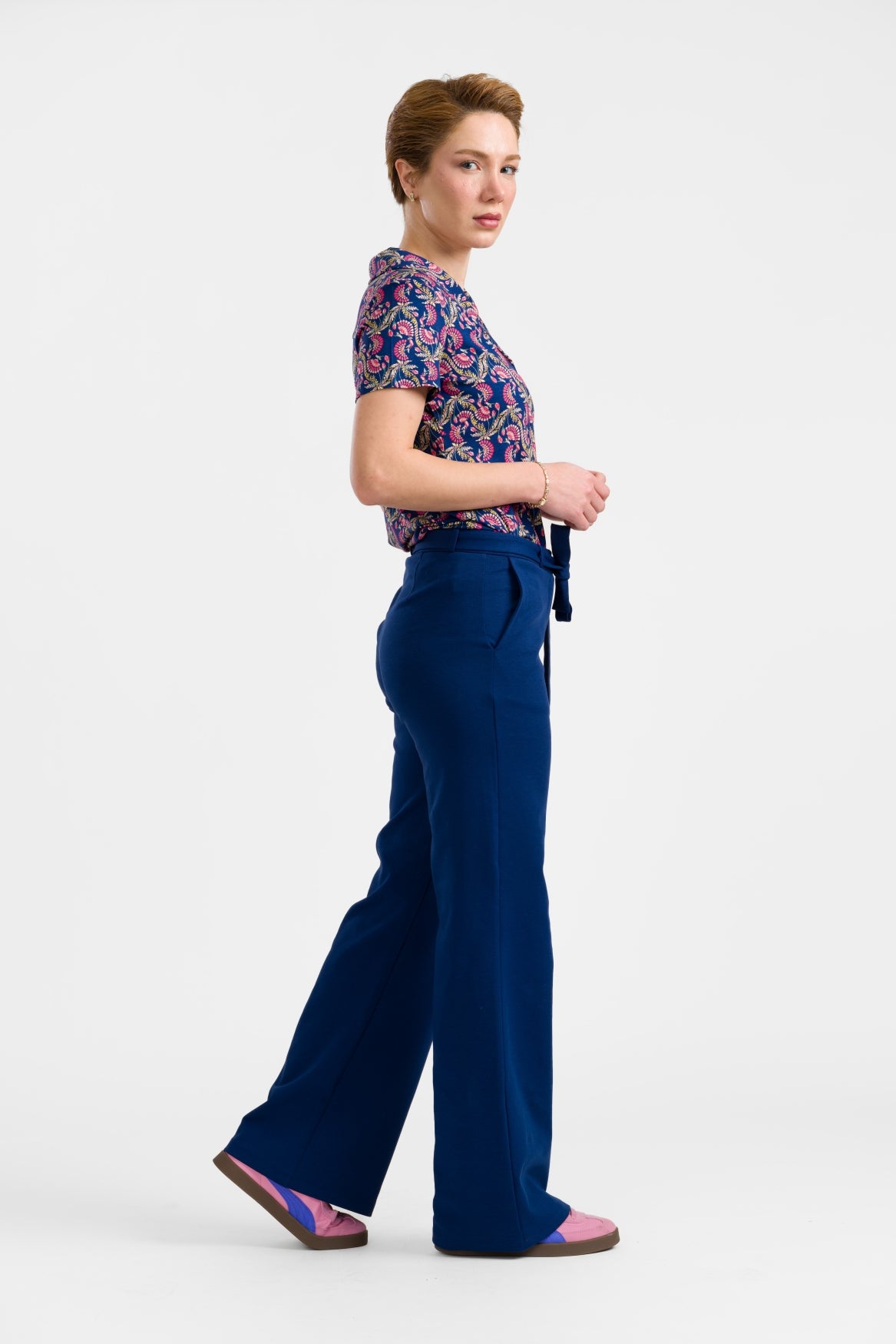 Sue Trousers | Punta Di Roma Navy
