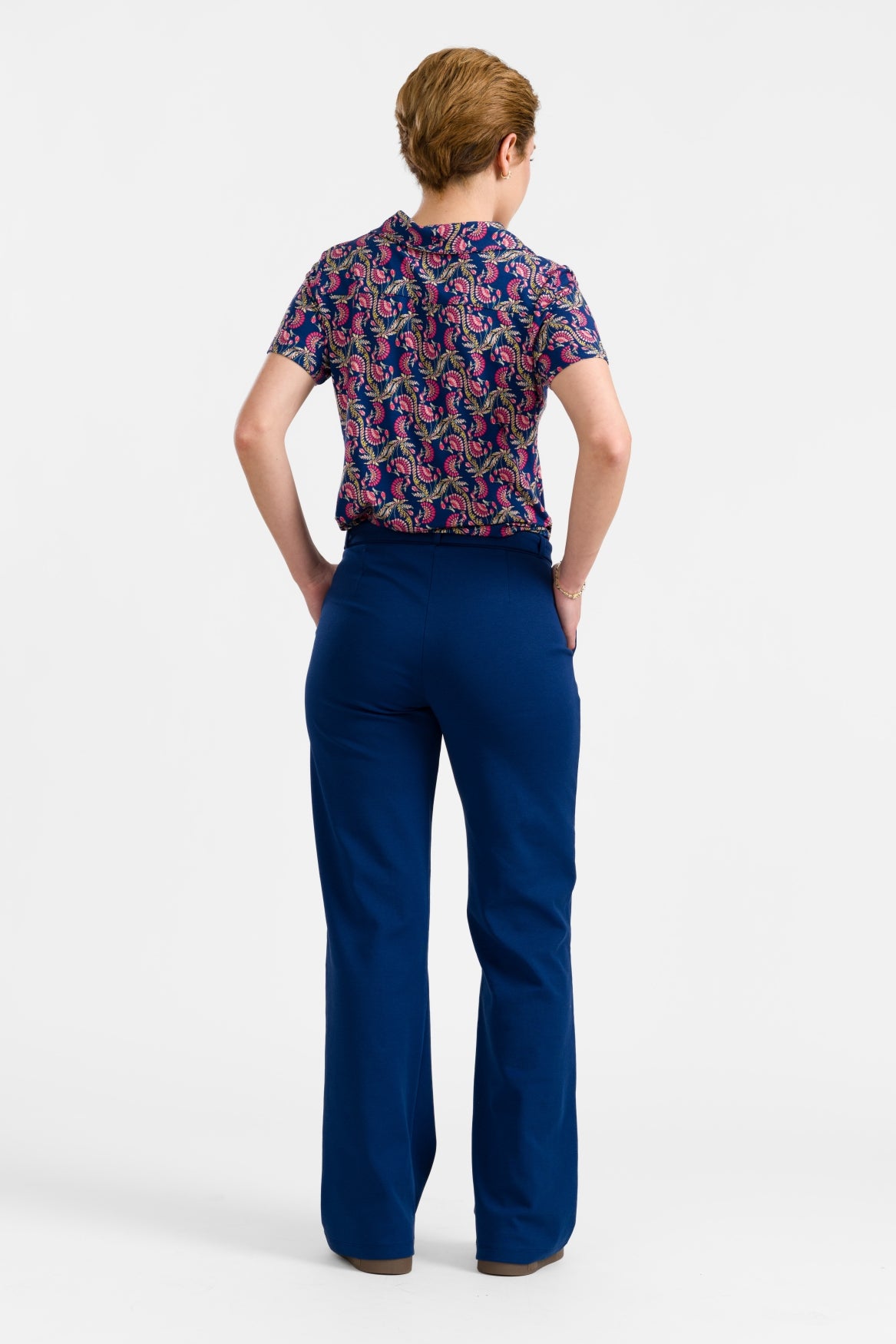 Sue Trousers | Punta Di Roma Navy