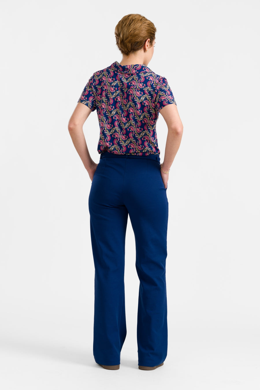 Sue Trousers | Punta Di Roma Navy