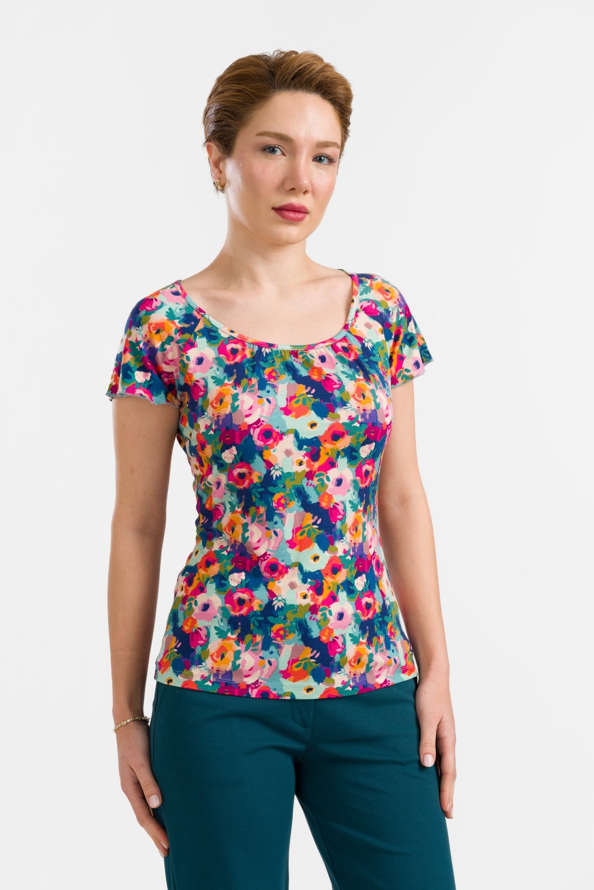 Butterfly Top Short Sleeve | Potpourri