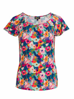 Butterfly Top Short Sleeve | Potpourri