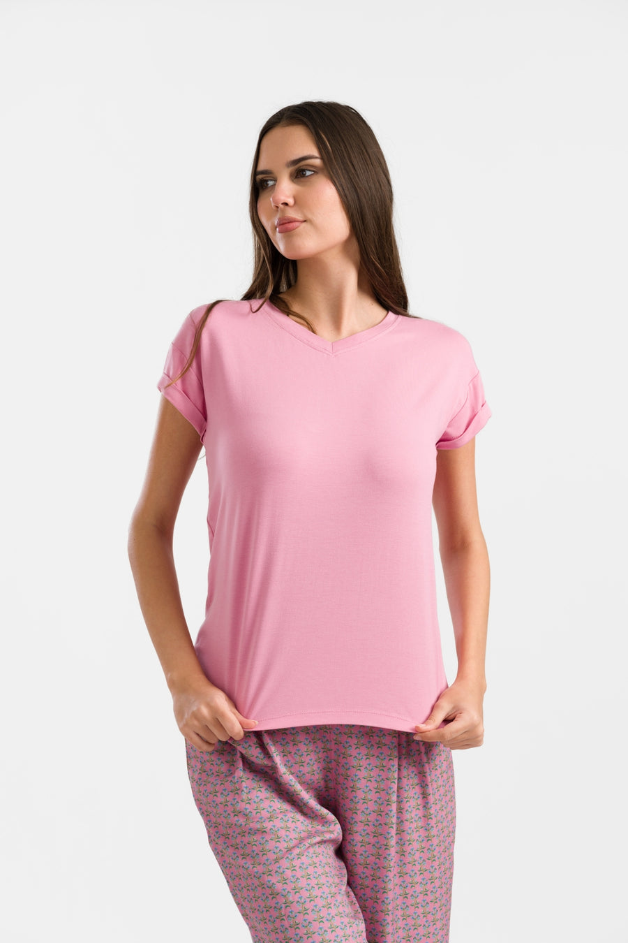 Vera Top | Plain Pink