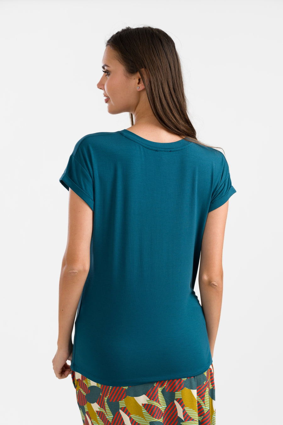 Vera Top | Plain Petrol