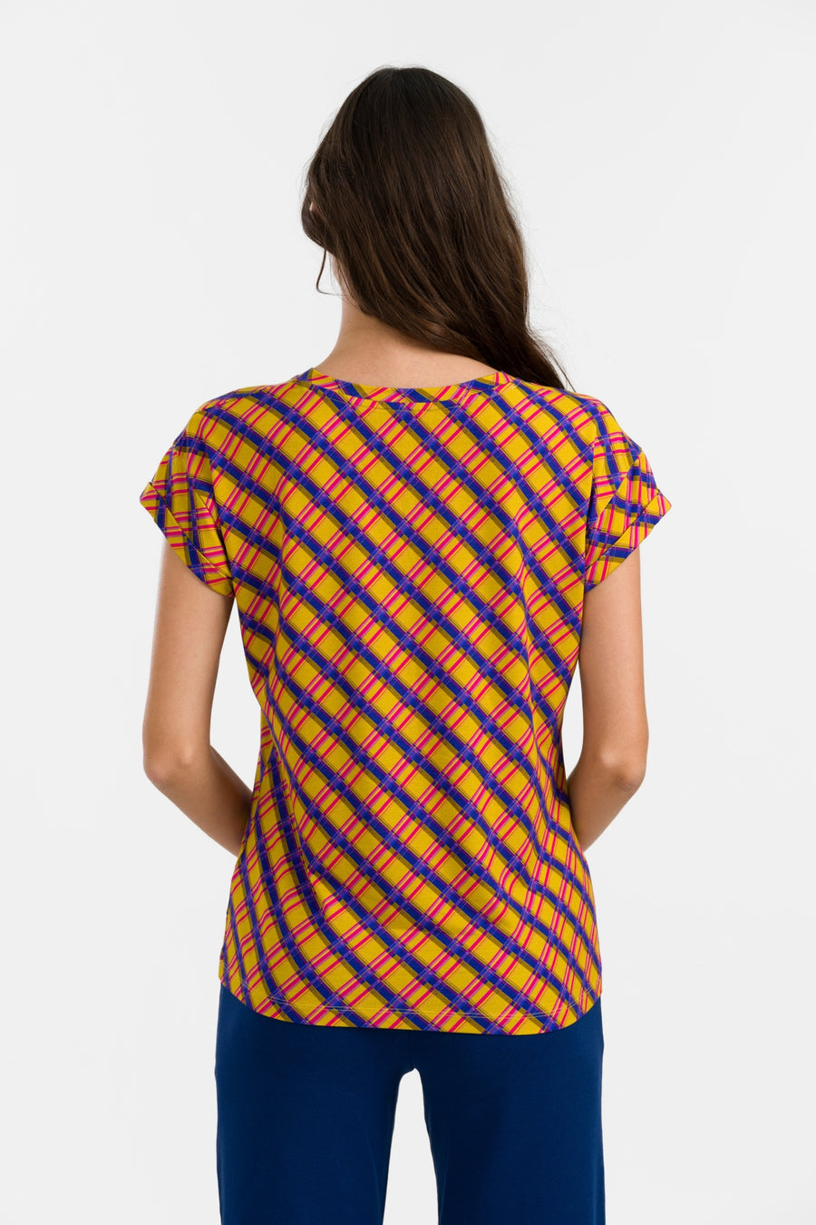 Vera Top | Groovy Tartan