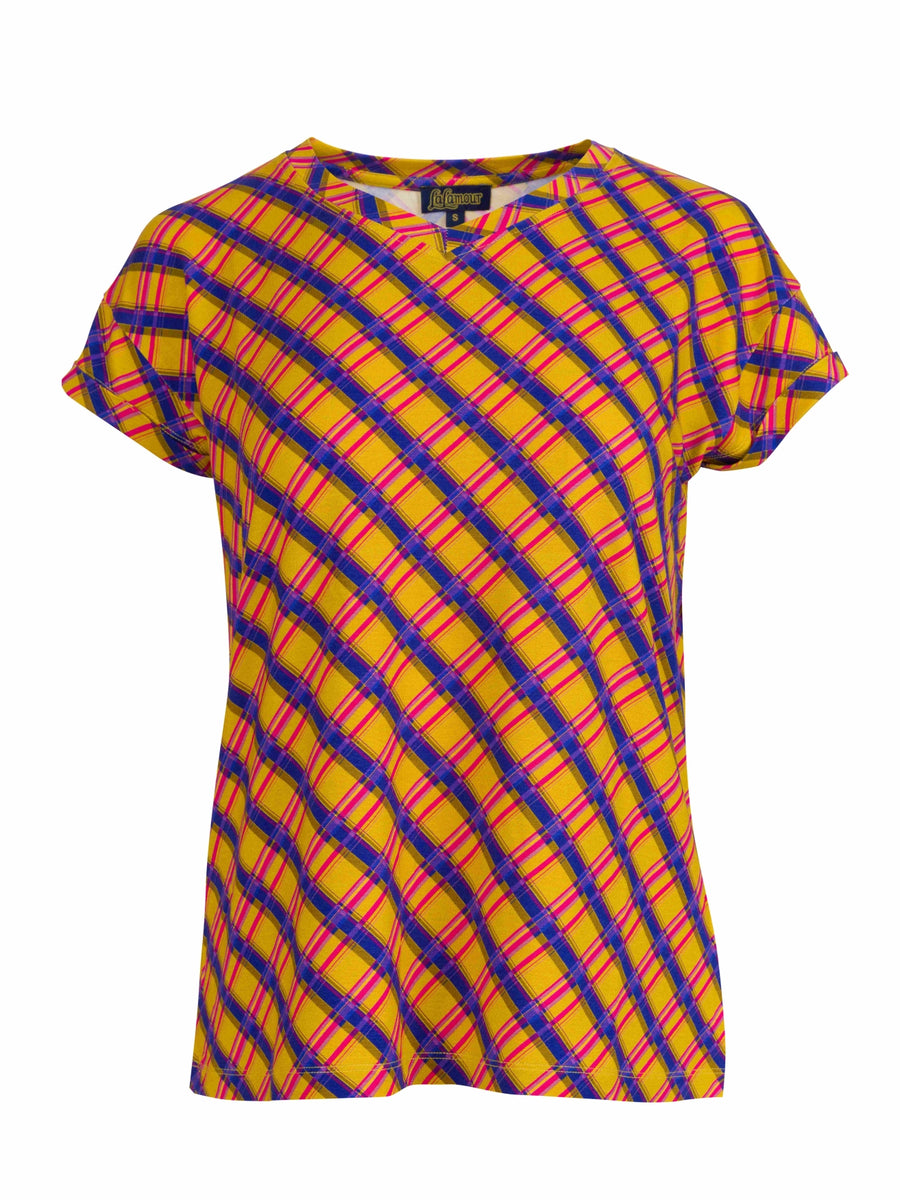 Vera Top | Groovy Tartan