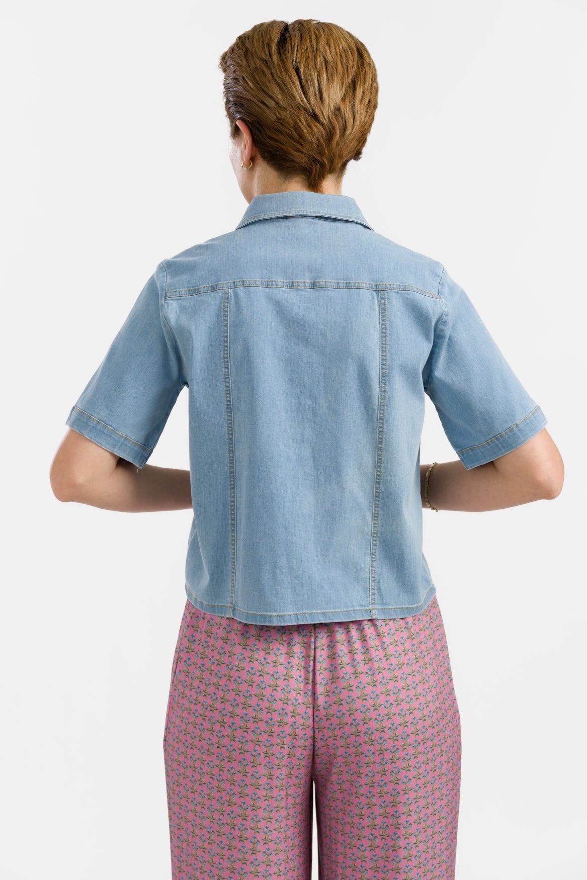 Layla Blouse | Denim
