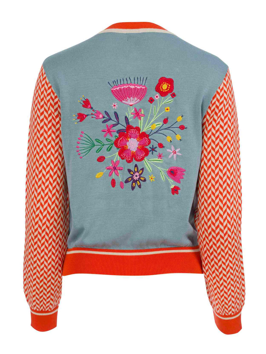 Knitwear Cardigan | Flowers