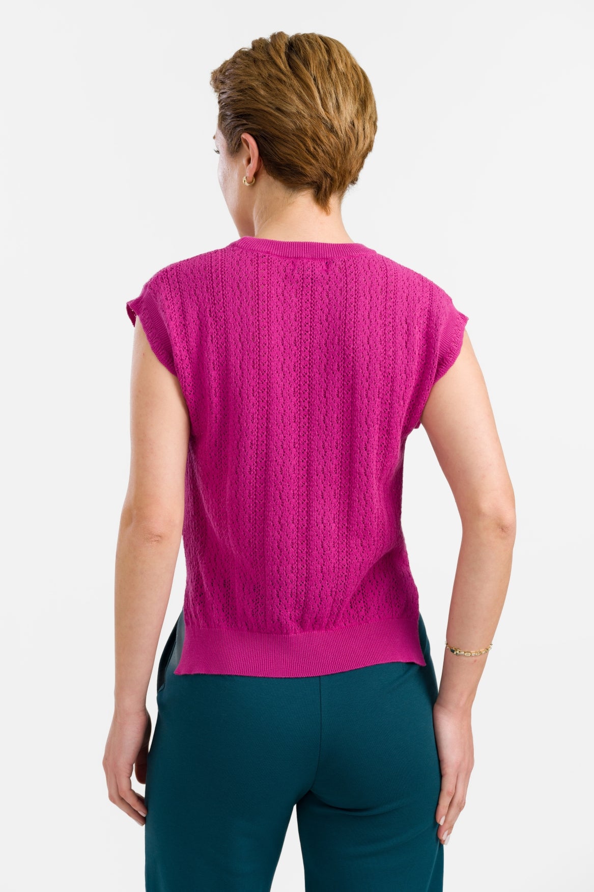 Knitwear Pippa Top | Fuchsia
