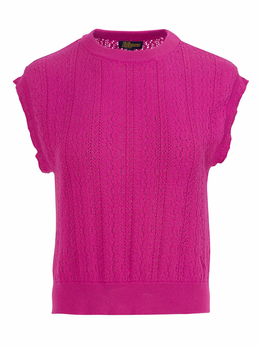 Knitwear Pippa Top | Fuchsia