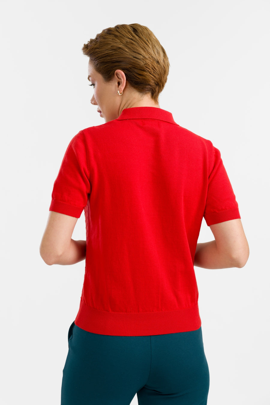 Knitwear Romy Top | Red