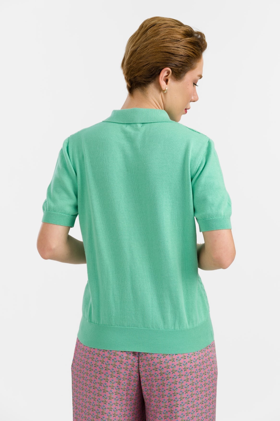 Knitwear Romy Top | Turquoise