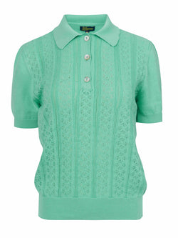 Knitwear Romy Top | Turquoise