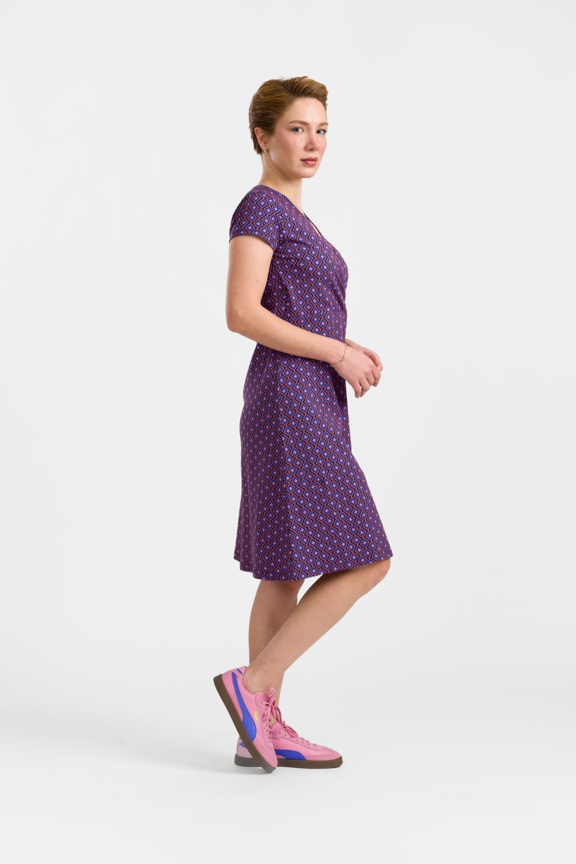 Chrissy Cross Dress Grown-On Sleeve | Funky Squares