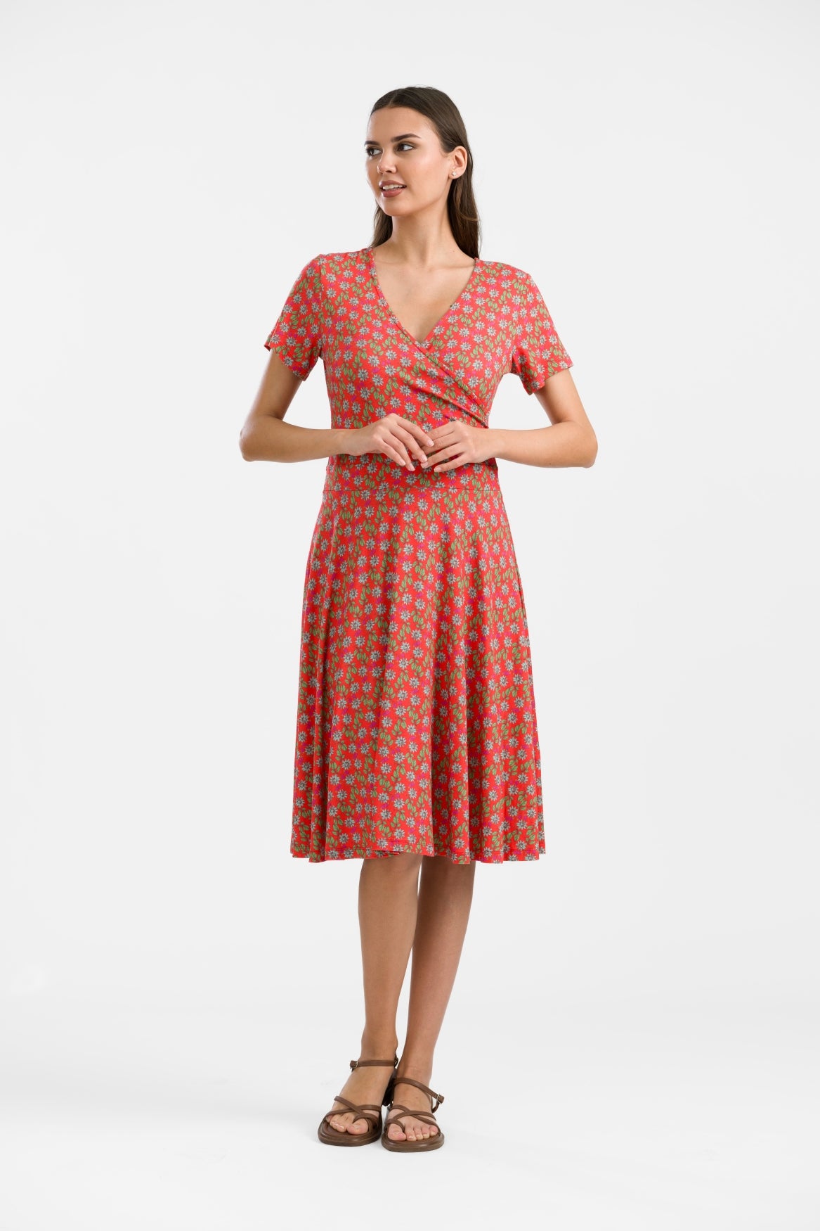 Daisy Dress Short Sleeve | Tropical Tango