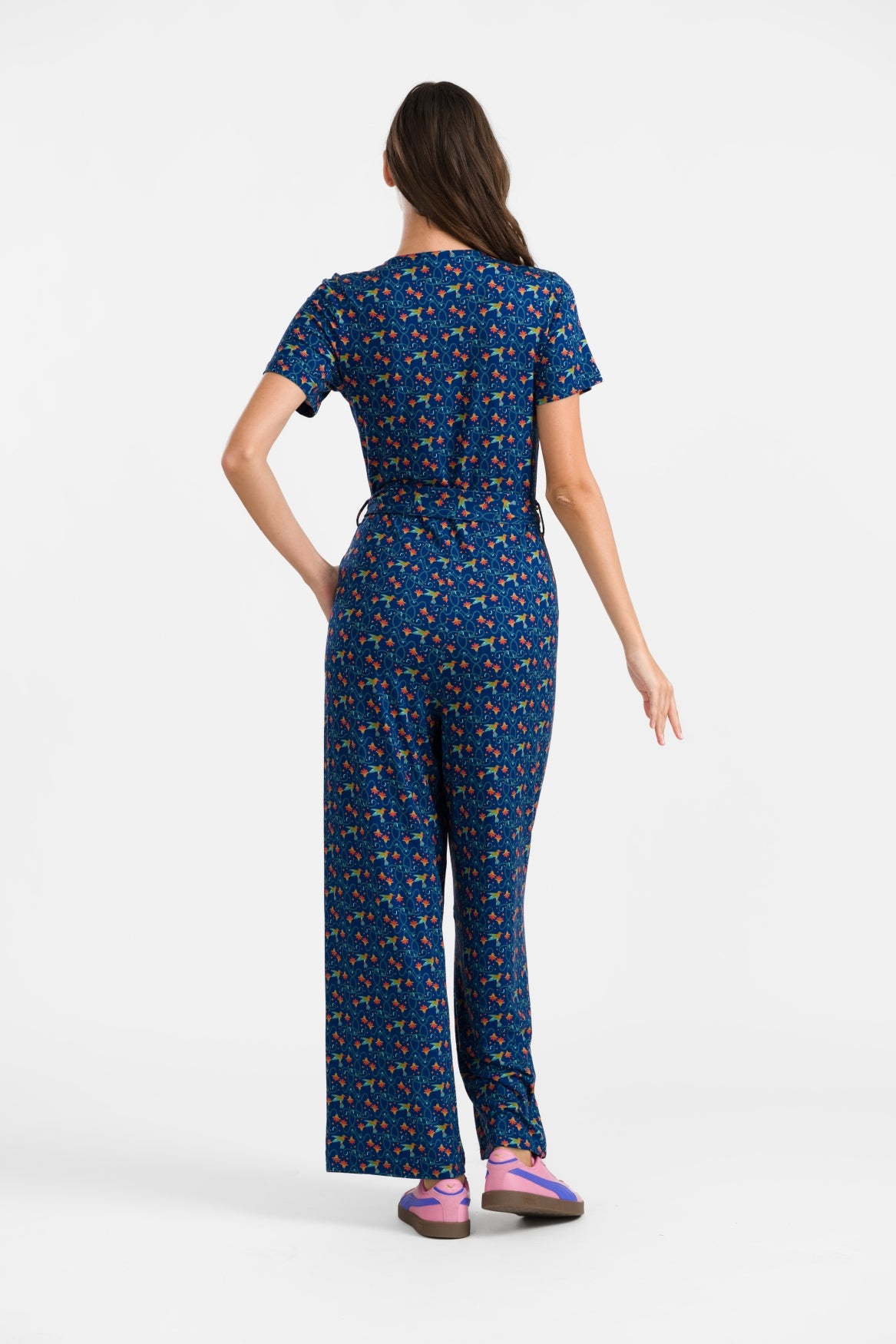 Diana Jumpsuit Short Sleeve | Hummingbird